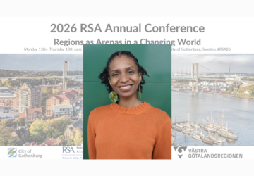 Bursary winner Rebecca Baugh superimposed onto the 2026 Annual Conference image